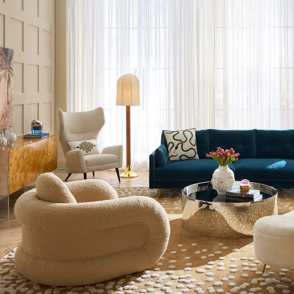 Jonathan Adler Pompidou Lounge Chair - Image 9