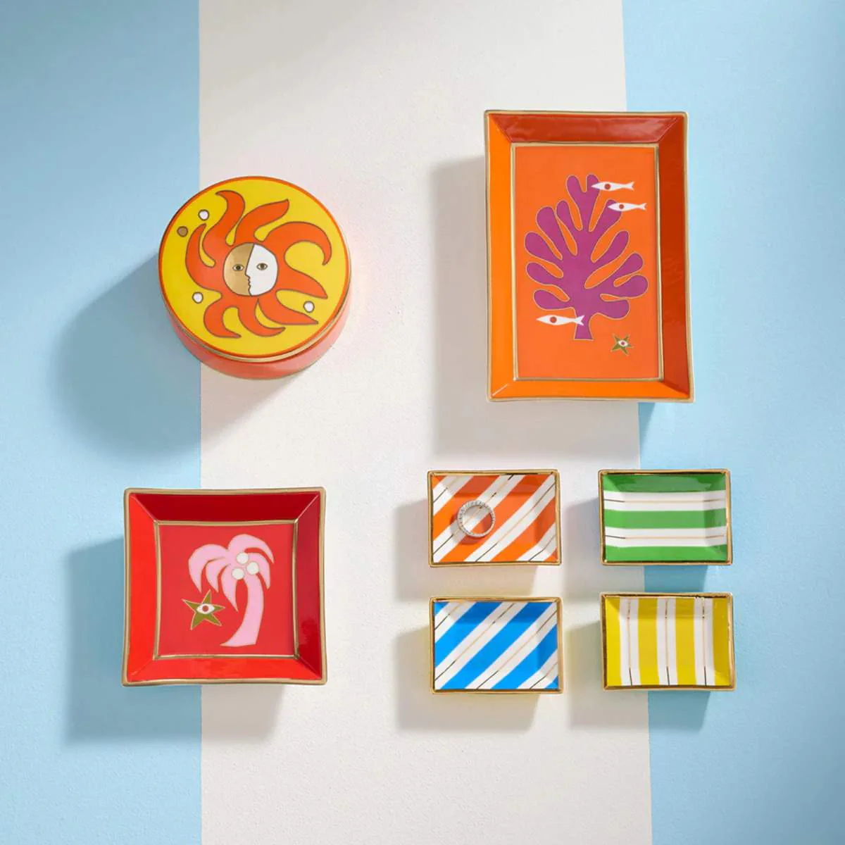 Jonathan Adler Portofino Petite Tray Set - Image 5