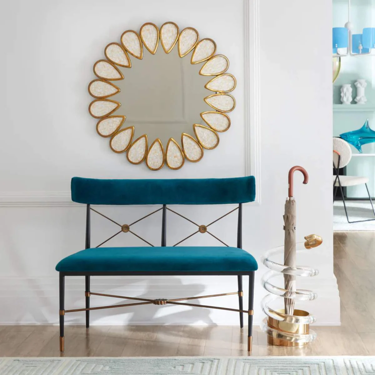 Jonathan Adler Rider Dining Bench - Image 5