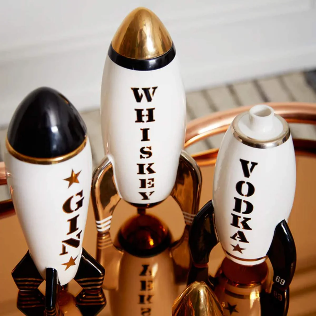 Jonathan Adler Rocket Whiskey Decanter - Image 5