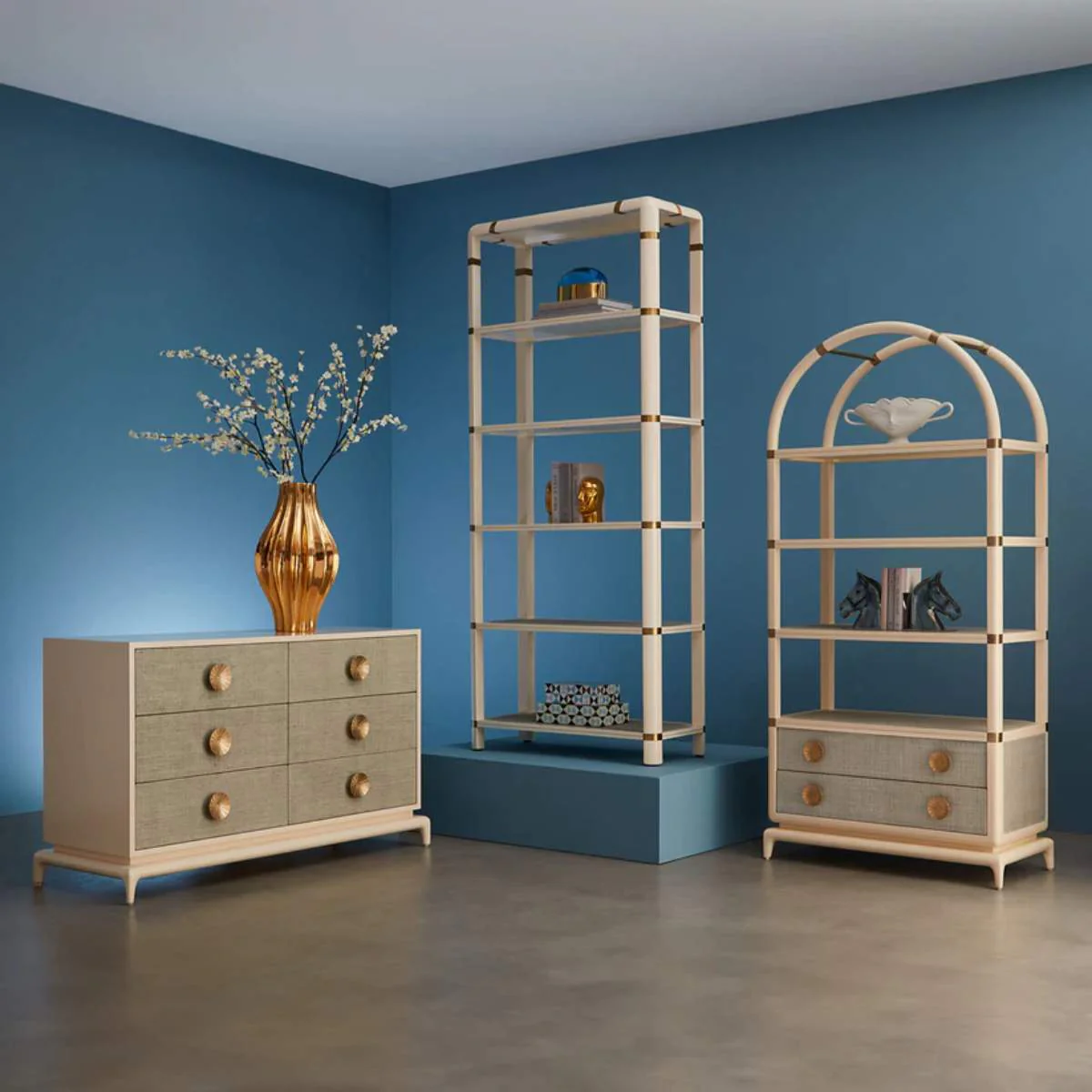 Jonathan Adler Siam Arched Etegere - Image 5