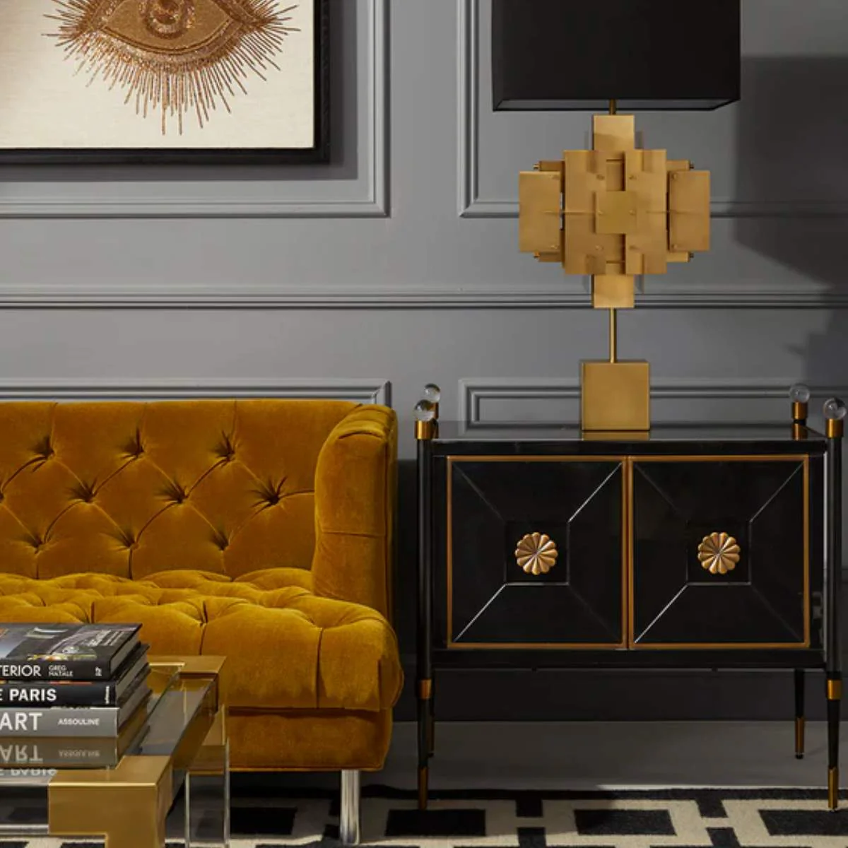 Jonathan Adler Small Rider Cabinet - Image 4