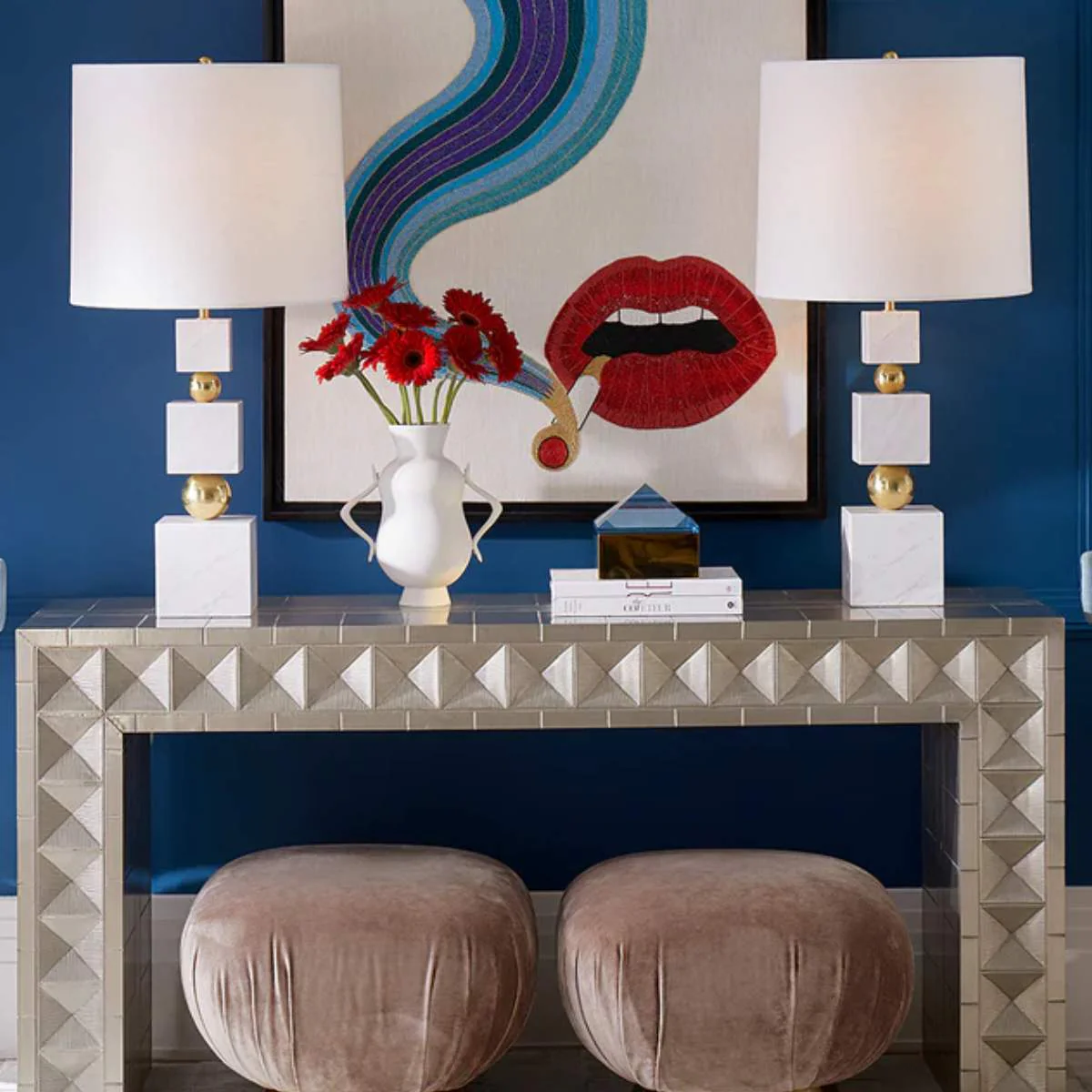 Jonathan Adler Smolder Beaded Art - Image 5