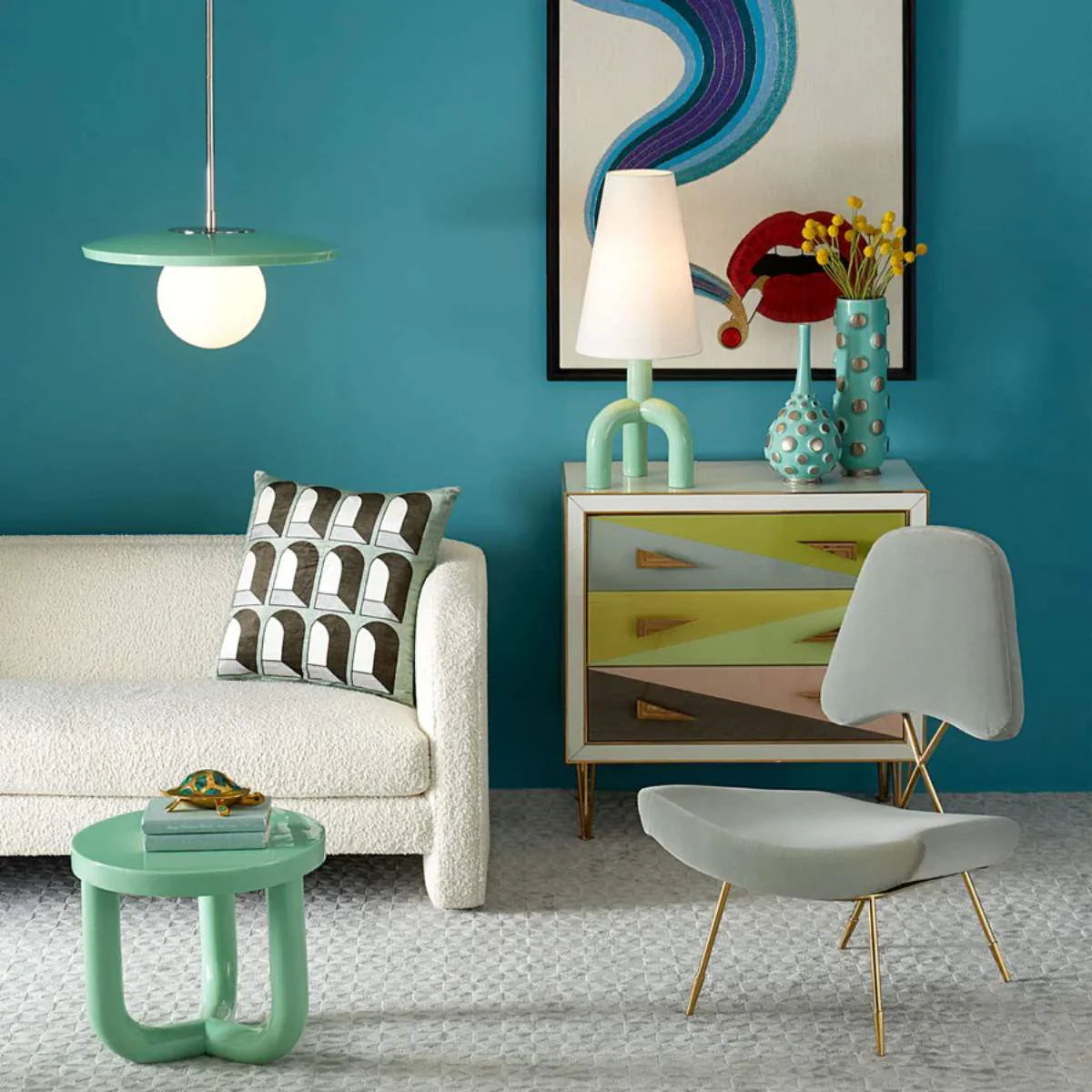 Jonathan Adler Smolder Beaded Art - Image 6