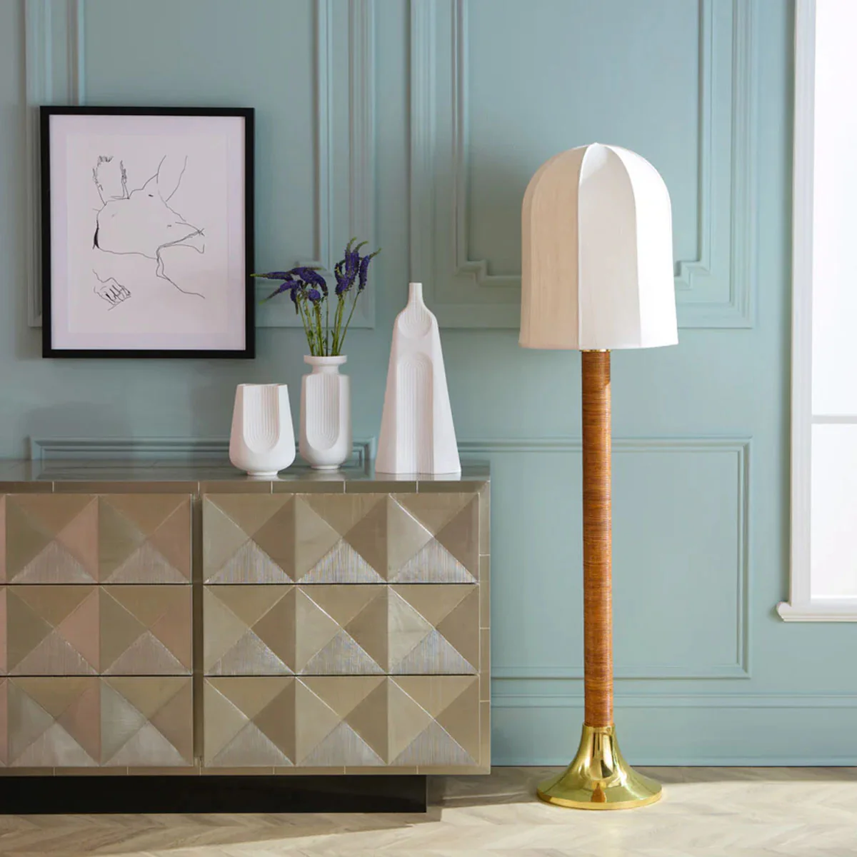 Jonathan Adler Talitha 6 Drawer Console - Image 7