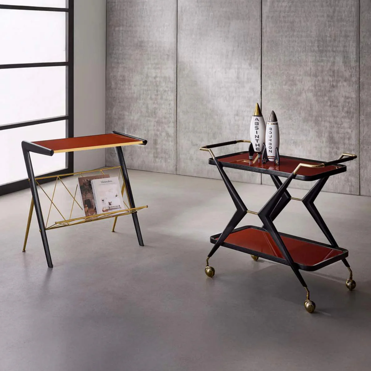 Jonathan Adler Trocadero Magazine Side Table - Image 6