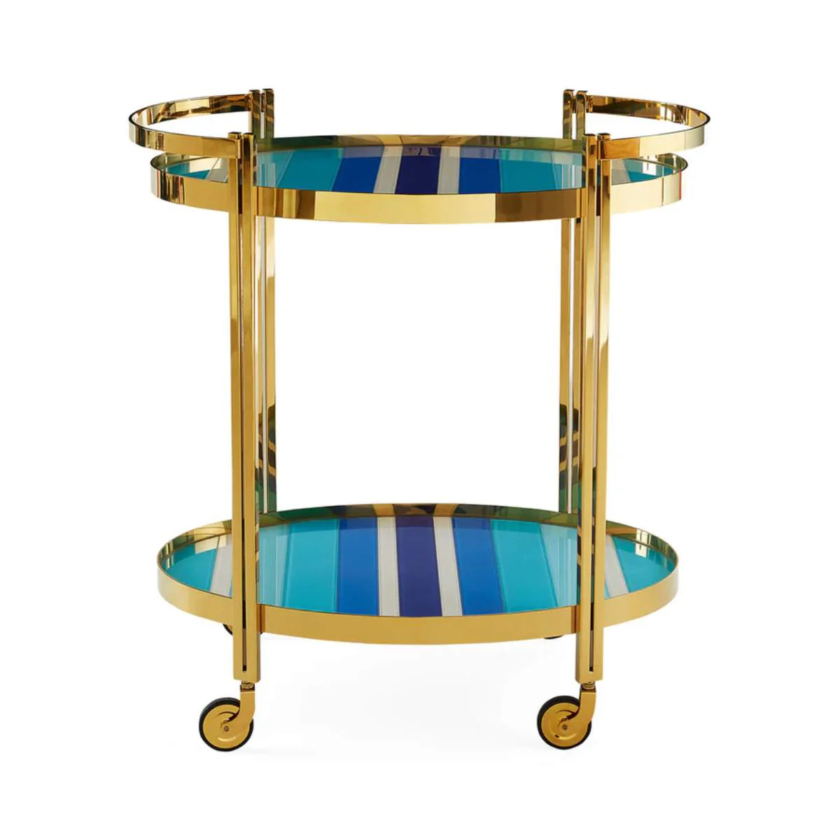 Jonathan Adler Ultramarine Bar Cart