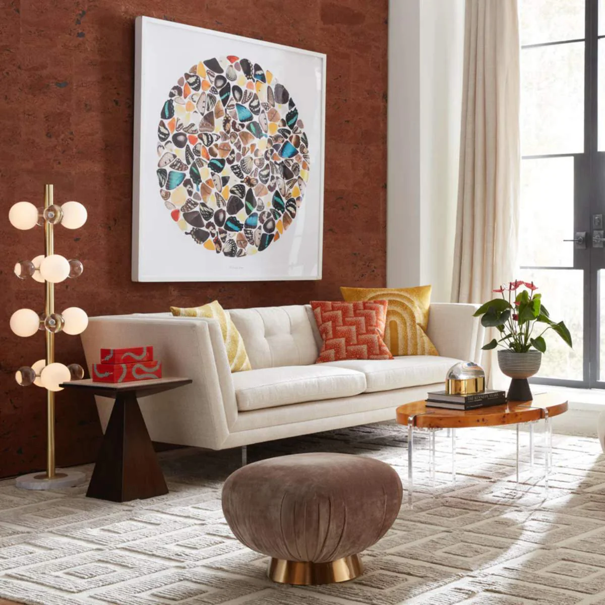 Jonathan Adler Vapor Concentric Arch Cushion - Image 4