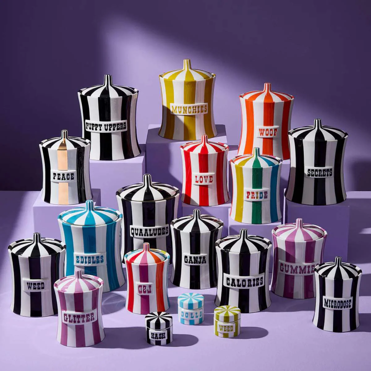 Jonathan Adler Vice Puppy Uppers Canister - Image 4