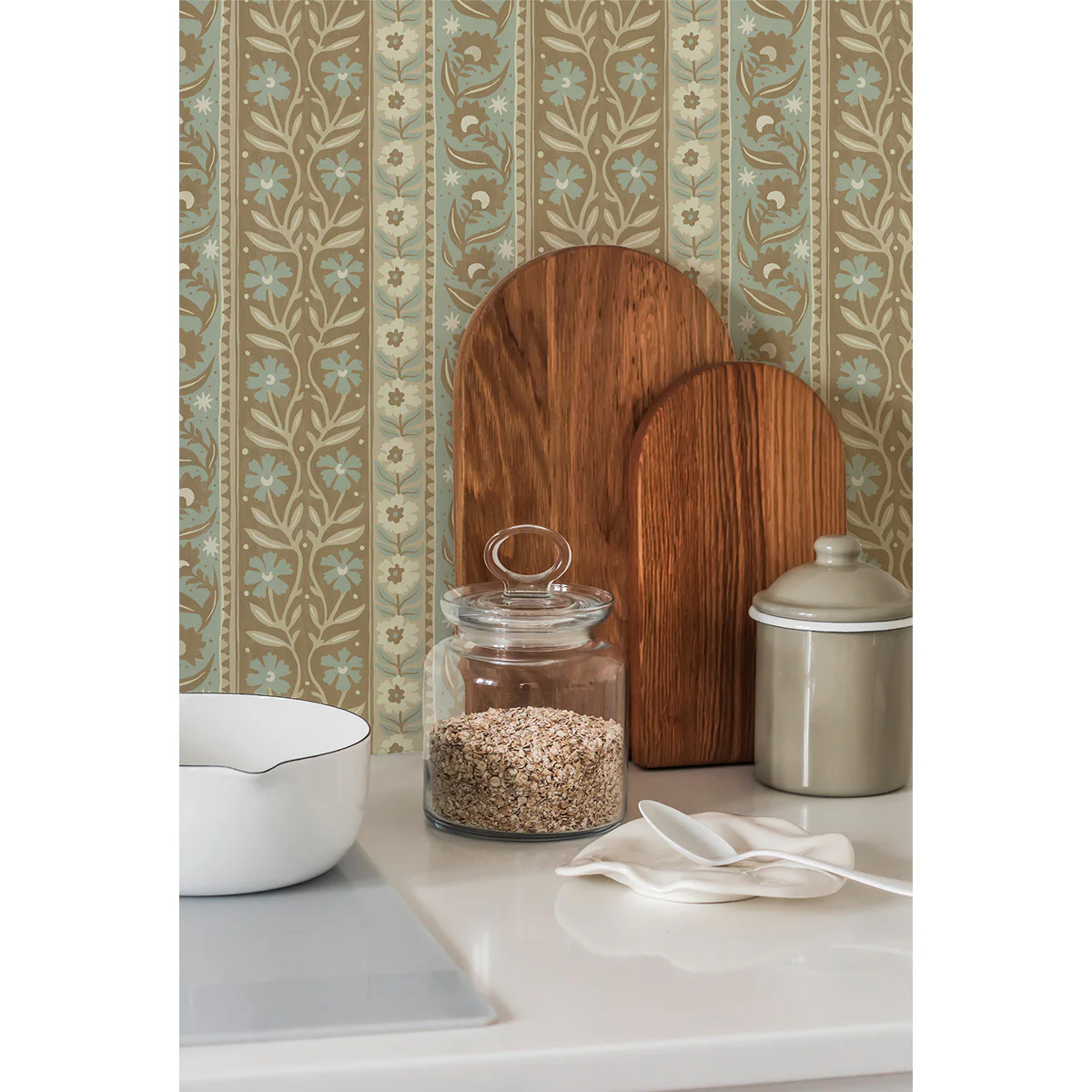 Josephine Munsey Arber Stripe Stone and Aqua - Image 3