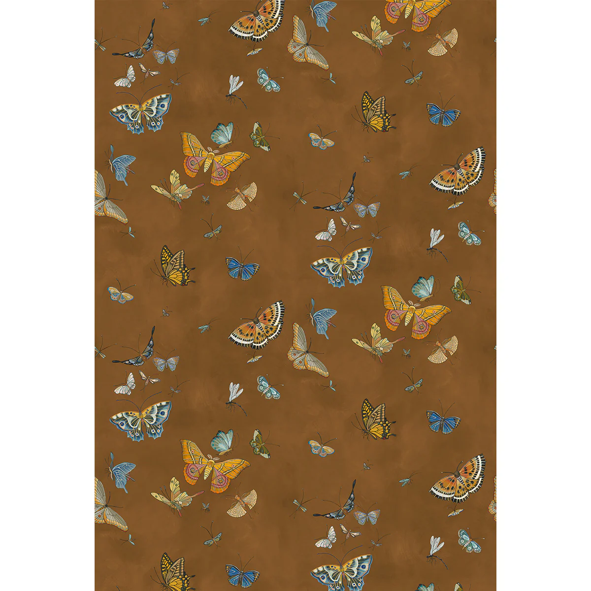 Josephine Munsey Butterflies Brown - Image 4