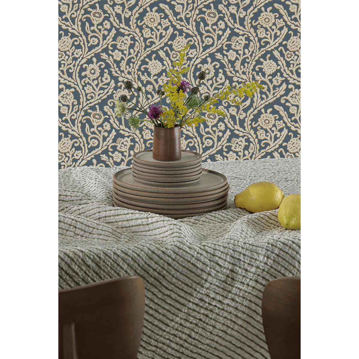Josephine Munsey Letti Navy and Mustard - Image 3