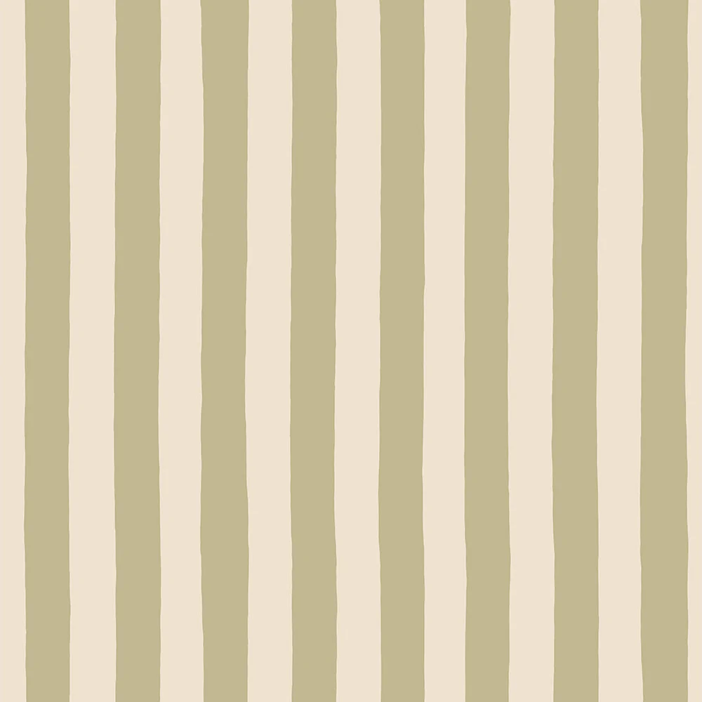 Josephine Munsey Medium Hand Painted Stripe - Southern Light and Parsnip - Roll - Image 3