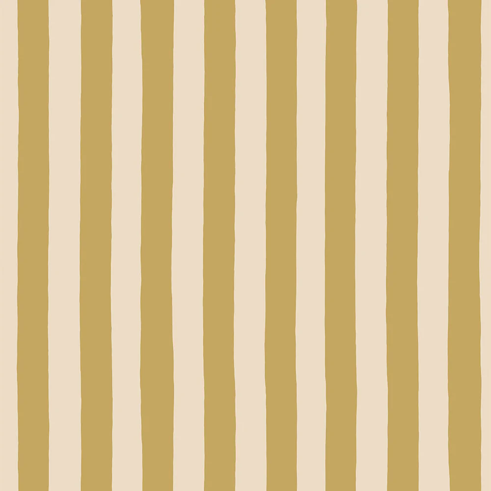 Josephine Munsey Medium Hand Painted Stripe - Summer Evening and Parsnip - Roll - Image 3
