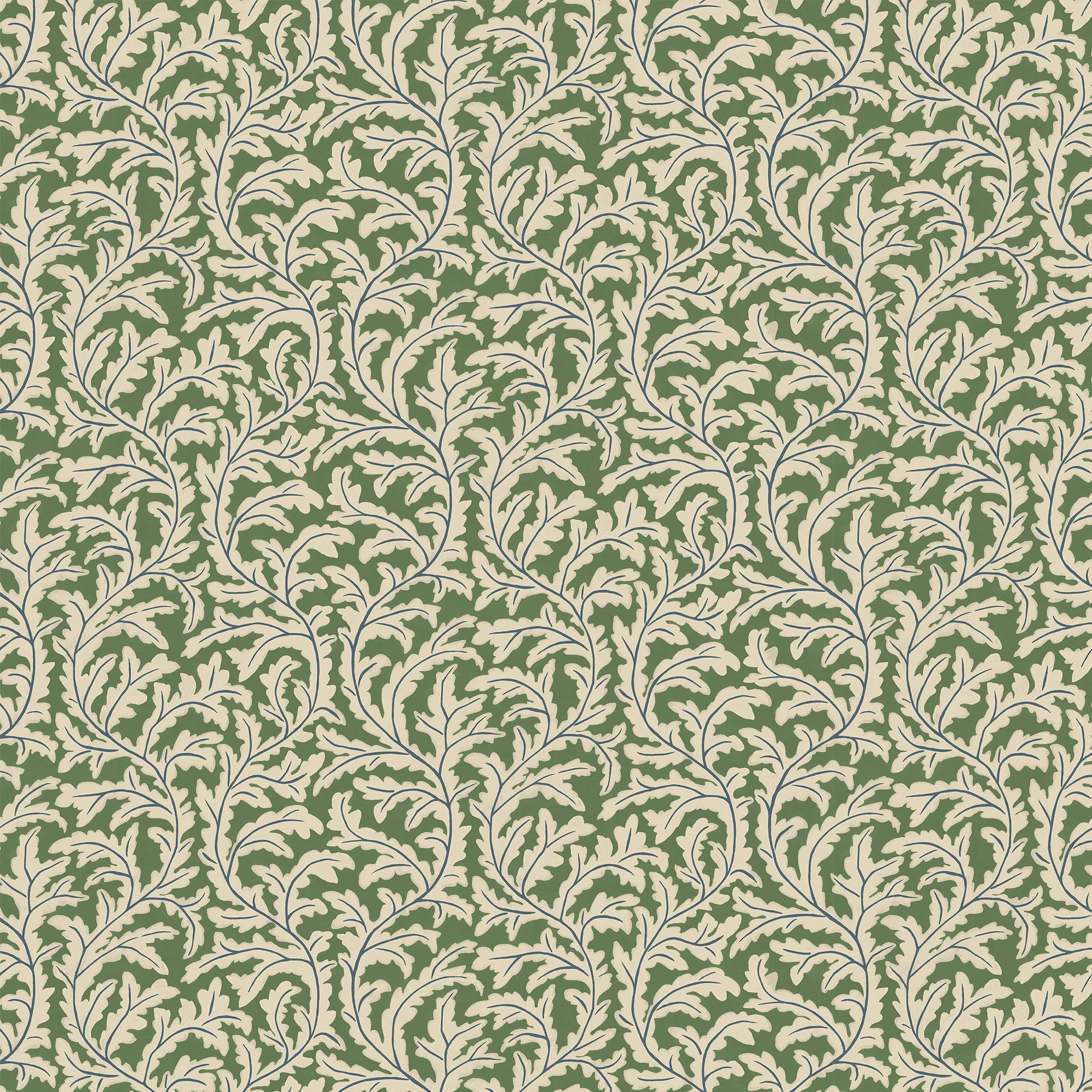 Josephine Munsey Frond Ogee Wallpaper