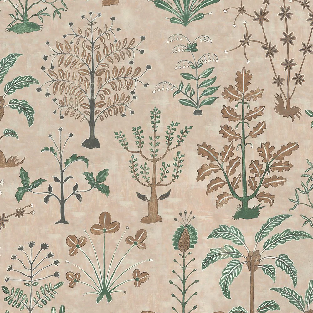 Josephine Munsey Cynthia Wallpaper - Plaster Pink