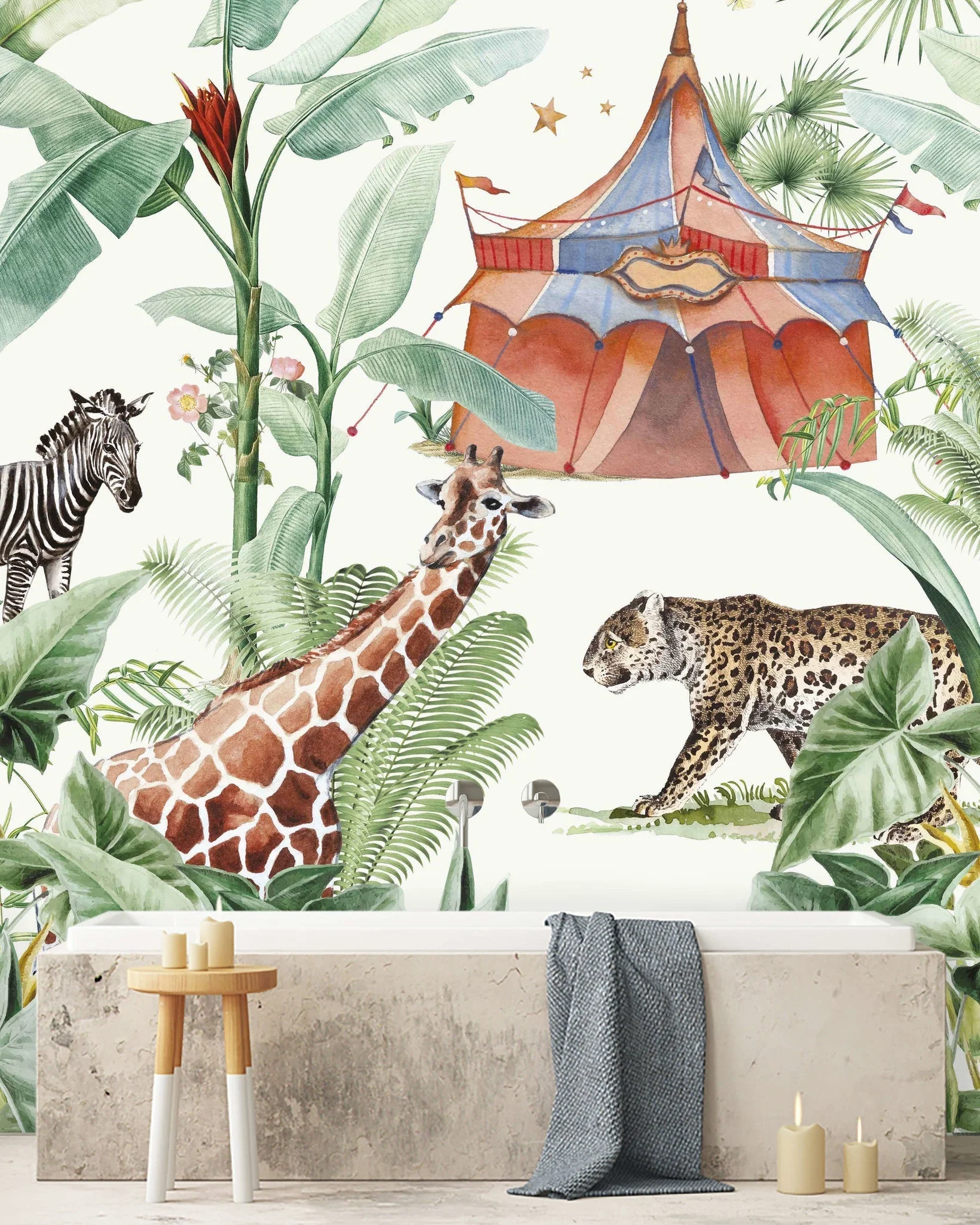 Creative Lab Amsterdam Jungle Circus Wallpaper Mural - Image 5