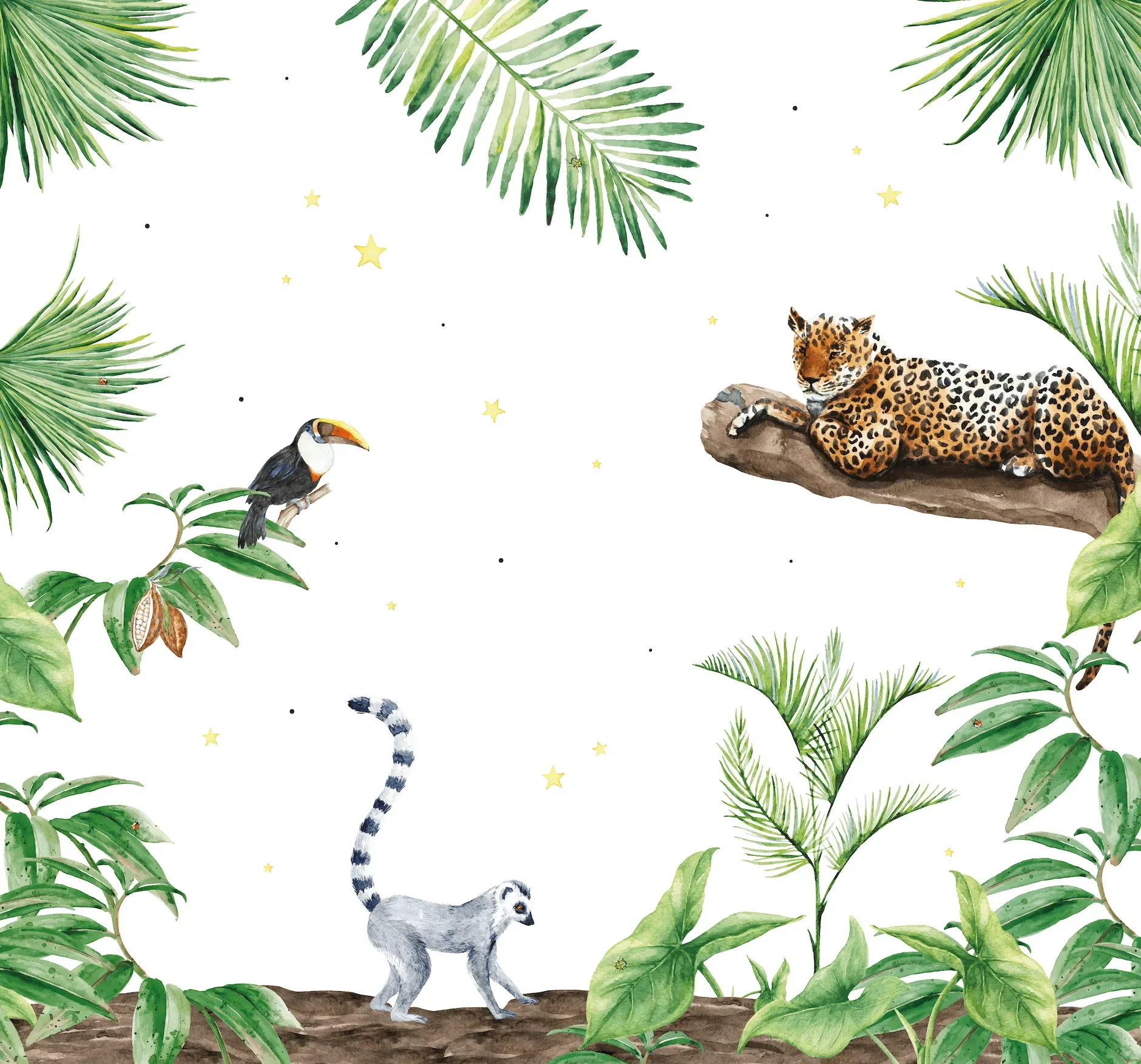 Creative Lab Amsterdam Jungle Tiger Wallpaper Mural - Image 2