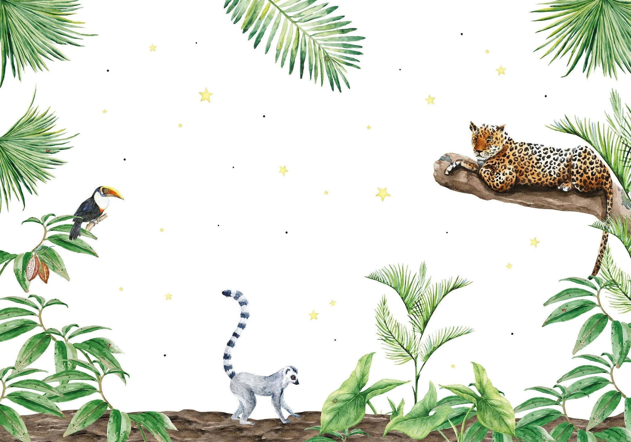 Creative Lab Amsterdam Jungle Tiger Wallpaper Mural - Image 3
