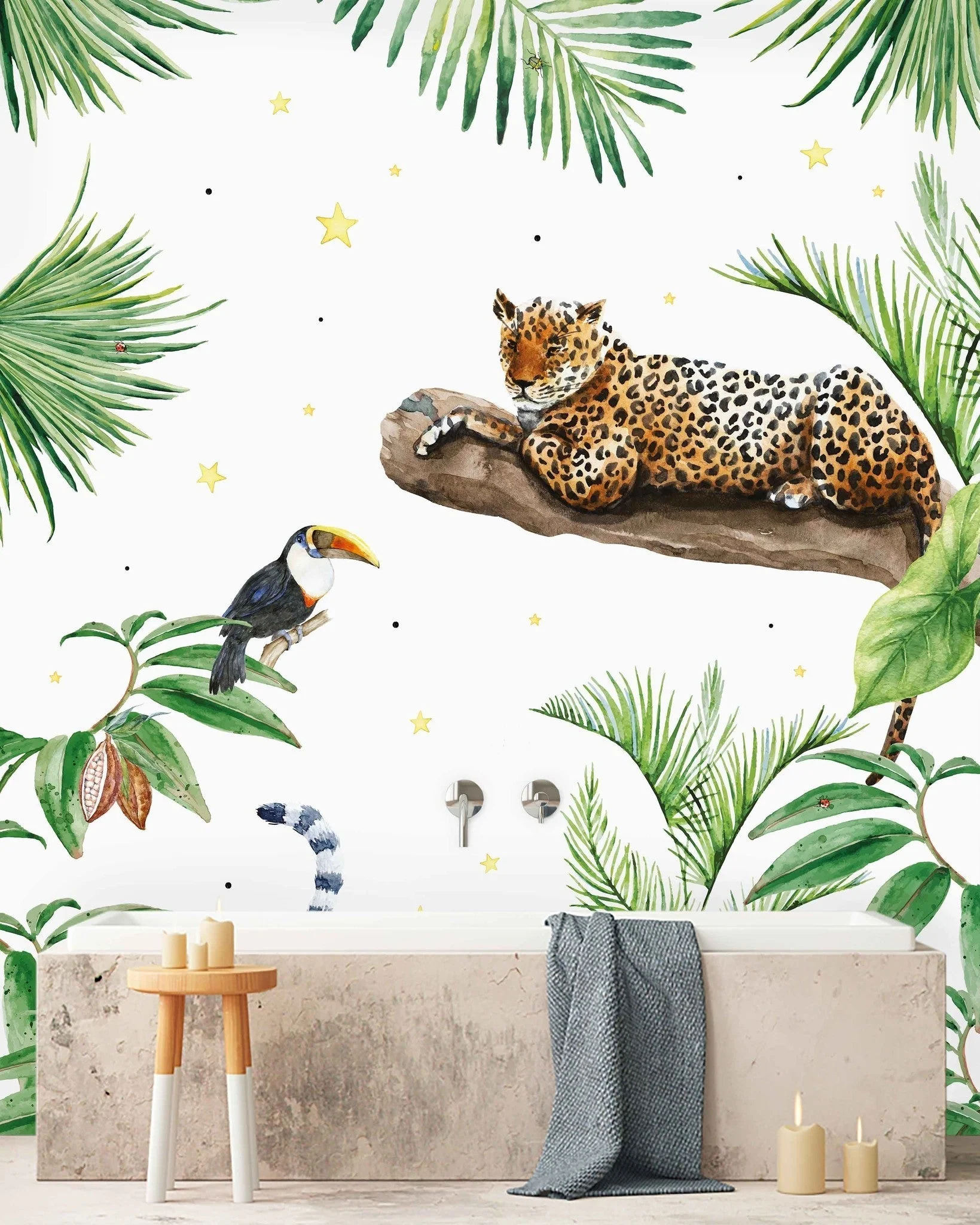 Creative Lab Amsterdam Jungle Tiger Wallpaper Mural - Image 4