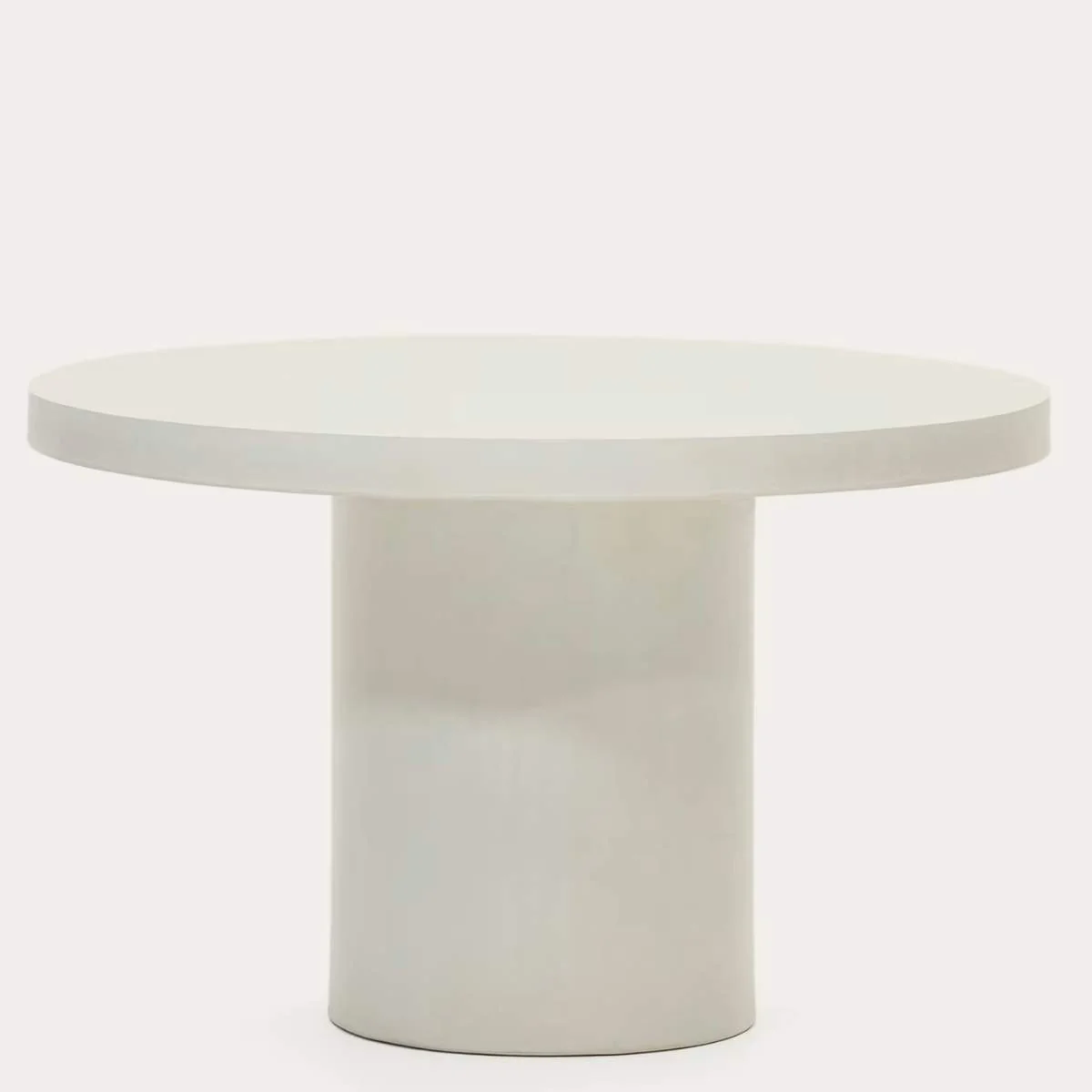 Kave Home Aiguablava Round Table In White Cement - Image 5