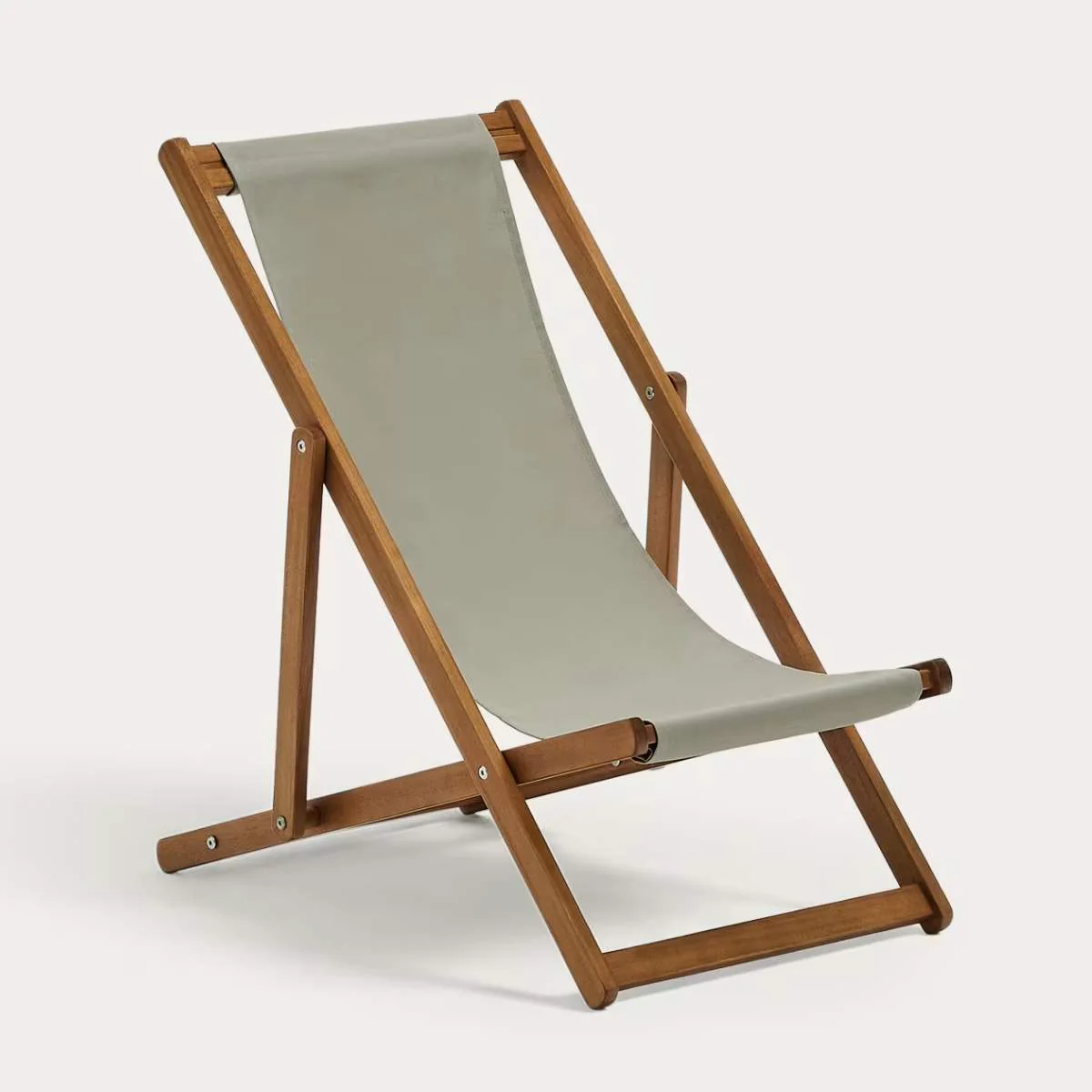 Kave Home Adredna children’s beige outdoor folding hammock made of FSC 100% solid acacia wood - Image 2