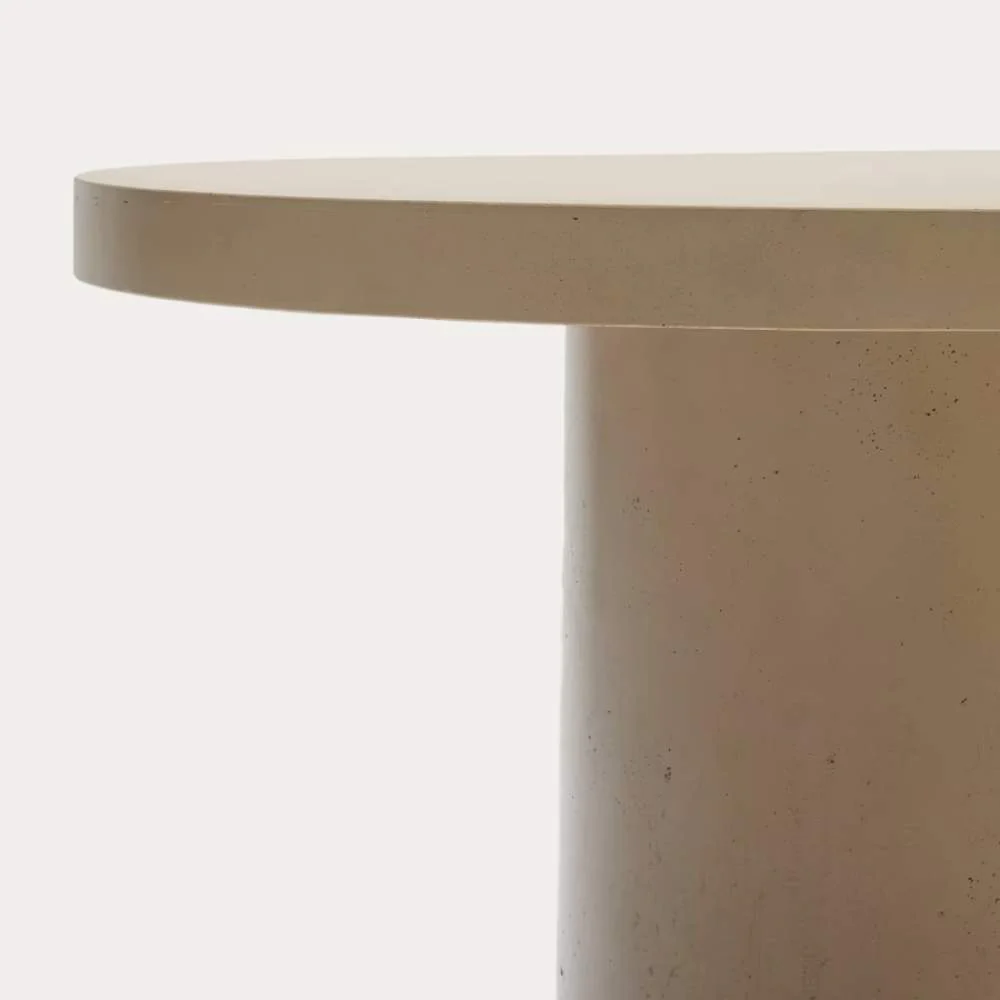 Kave Home Aiguablava Beige Cement Round Table Ø120cm - Image 2