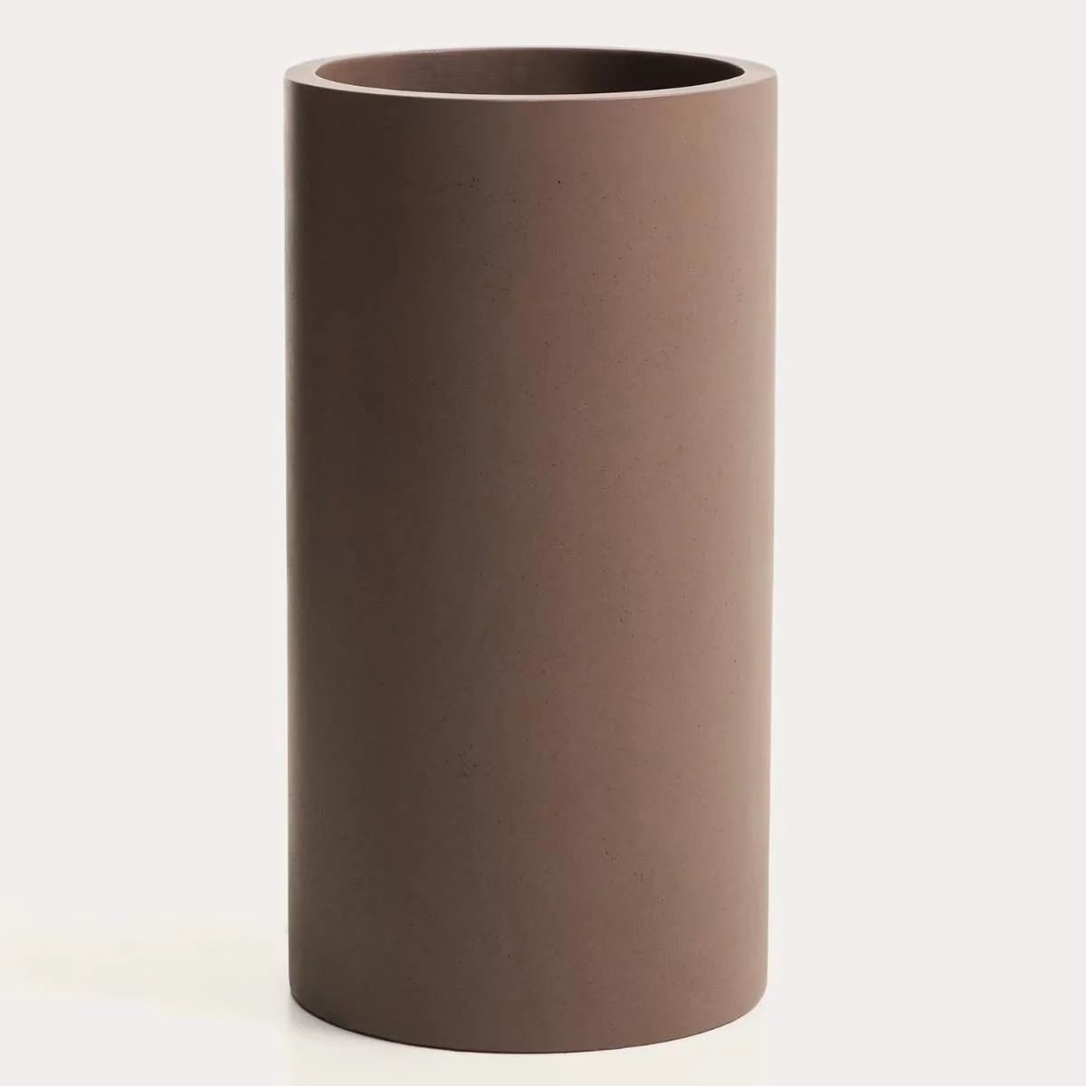 Kave Home Aiguablava brown cement planter Ø 42cm