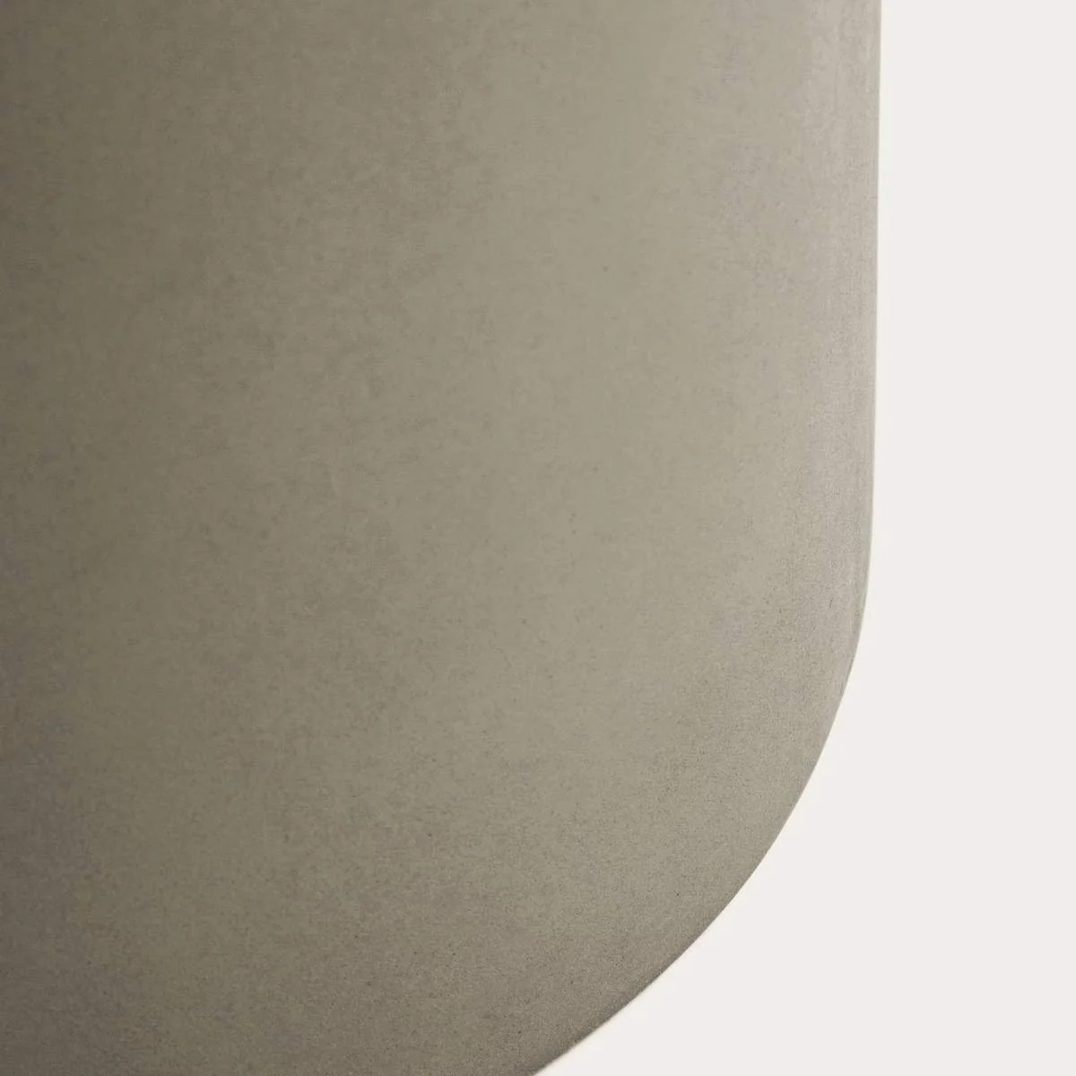 Kave Home Aiguablava brown cement planter Ø 42cm - Image 10