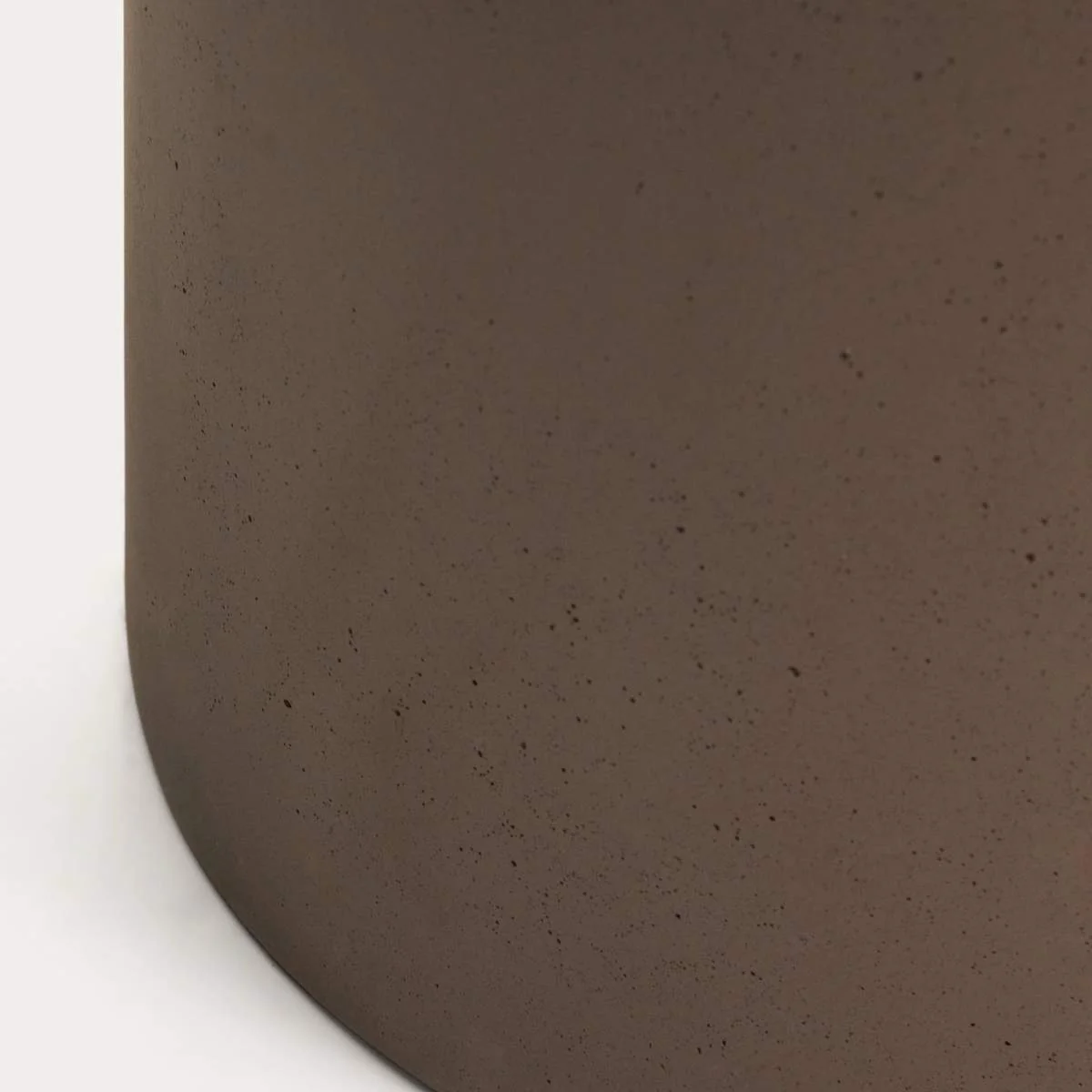 Kave Home Aiguablava brown cement planter Ø 42cm - Image 6