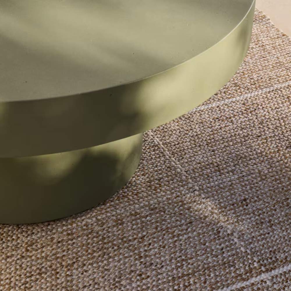 Kave Home Aiguablava Green Cement Coffee Table Ø66cm - Image 5