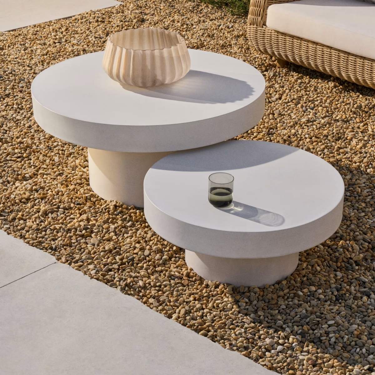 Kave Home Aiguablava terracotta cement coffee table Ø66cm - Image 28