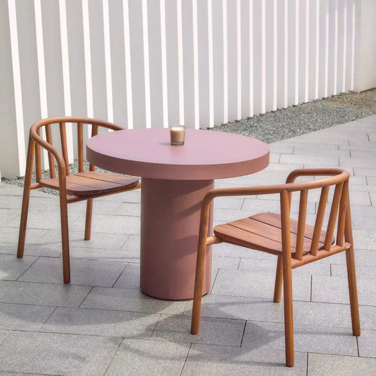 Kave Home Aiguablava terracotta cement round table Ø90cm - Image 20