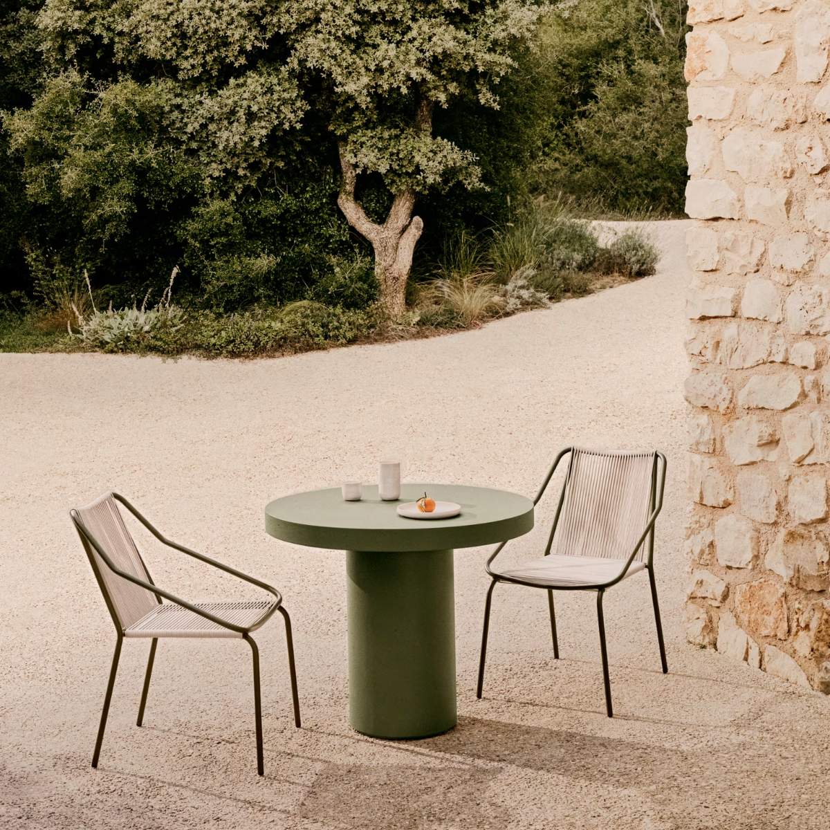 Kave Home Aiguablava terracotta cement round table Ø90cm - Image 23