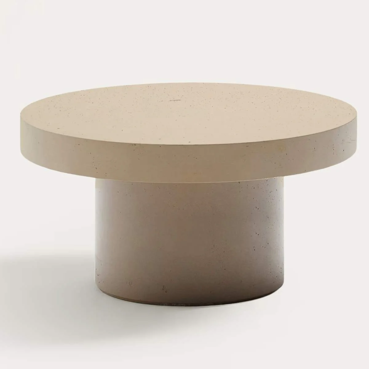 Kave Home Aiguablava terracotta cement coffee table Ø90cm - Image 3