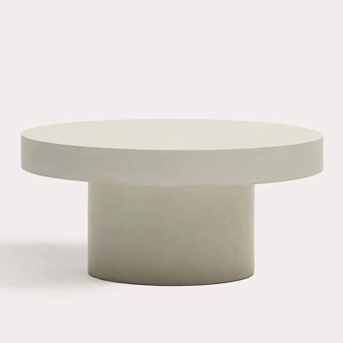 Kave Home Aiguablava terracotta cement coffee table Ø90cm - Image 4