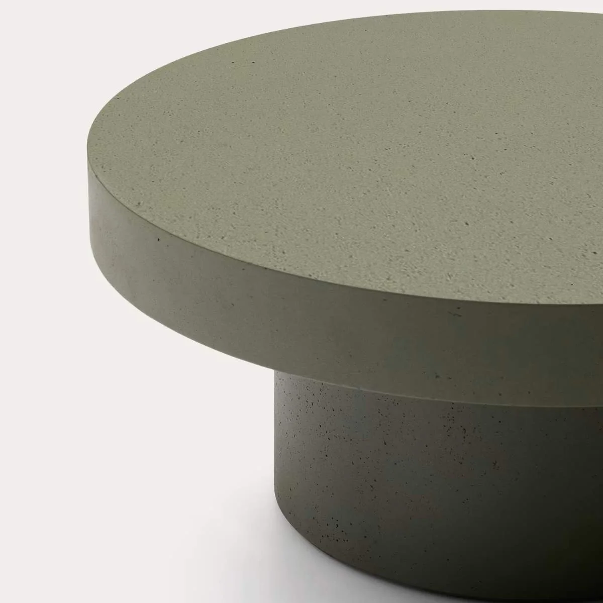 Kave Home Aiguablava terracotta cement coffee table Ø90cm - Image 9