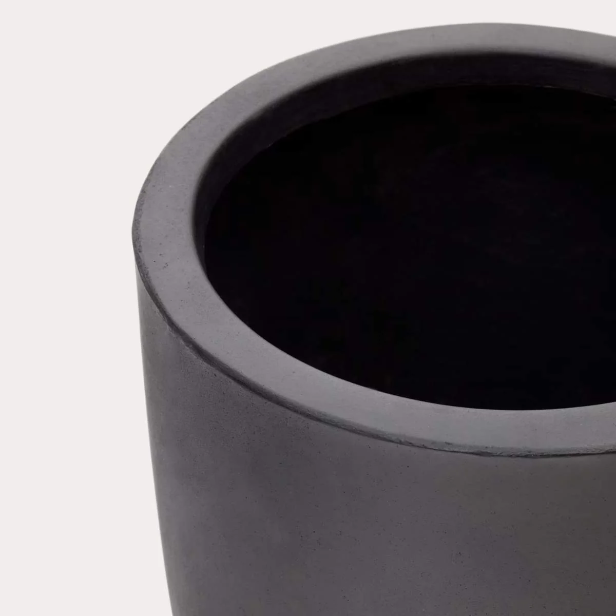 Kave Home Aiguablava plant pot in white cement, Ø 39 cm - Image 5