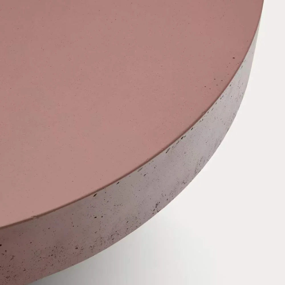 Kave Home Aiguablava Terracotta Cement Coffee Table Ø90cm - Image 3