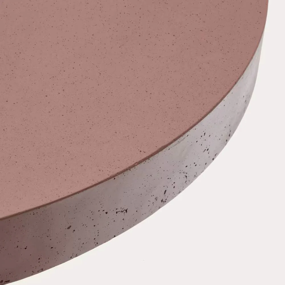 Kave Home Aiguablava Terracotta Cement Round Table Ø90cm - Image 4