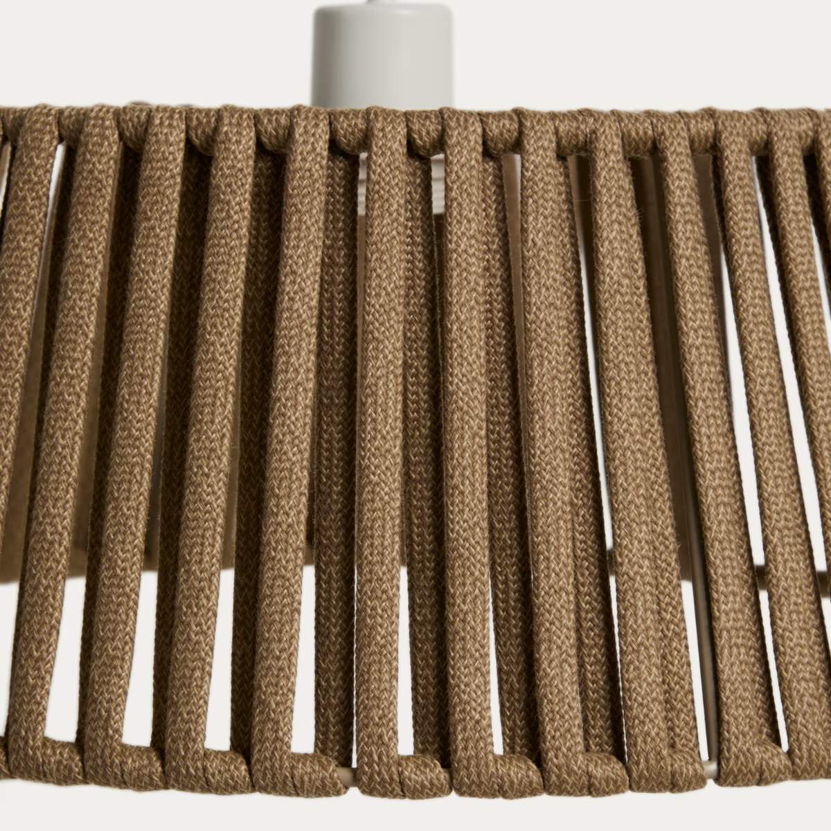 Kave Home Aldet ceiling lamp shade in terracotta flat rope cord Ø46cm - Image 11