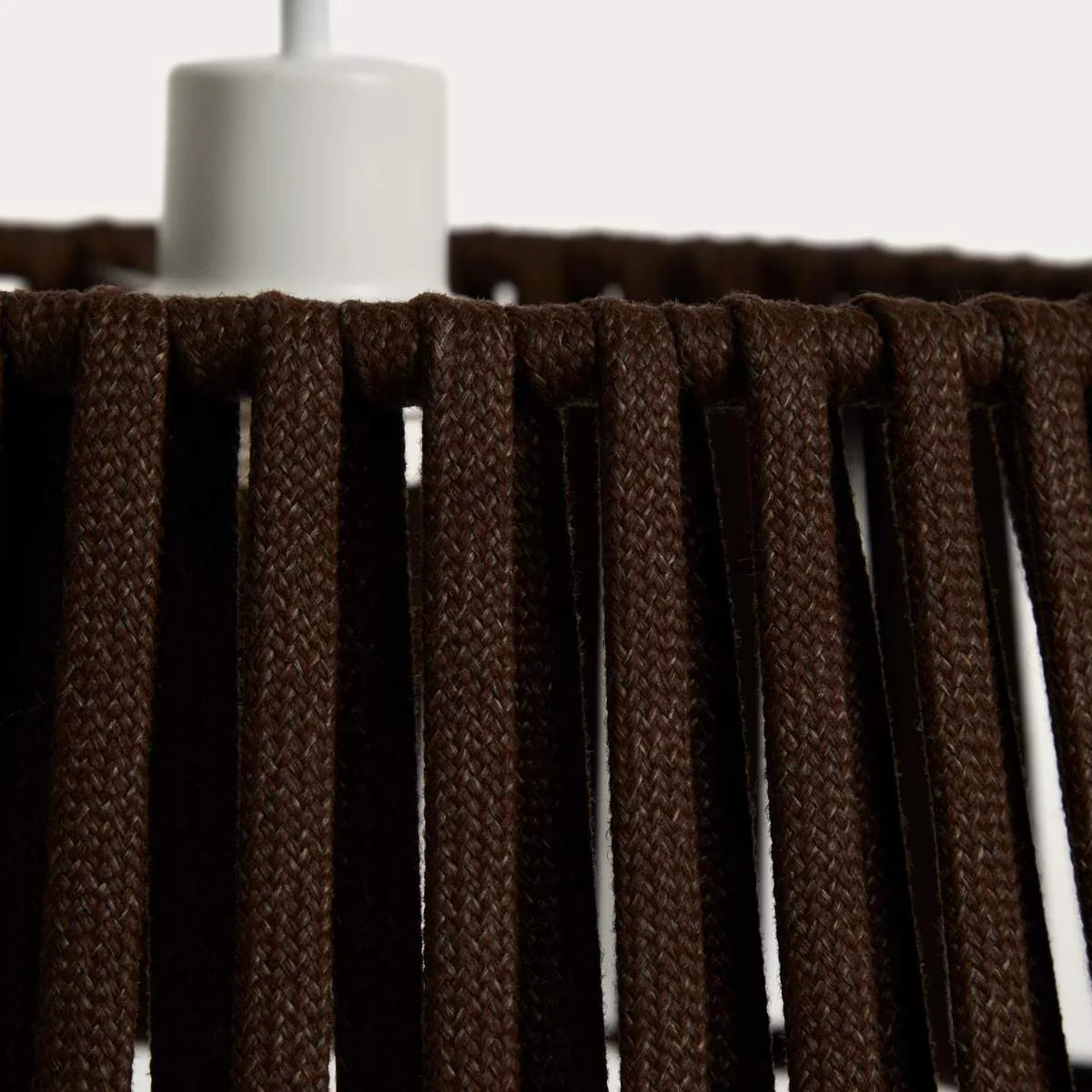 Kave Home Aldet ceiling lamp shade in terracotta flat rope cord Ø46cm - Image 14