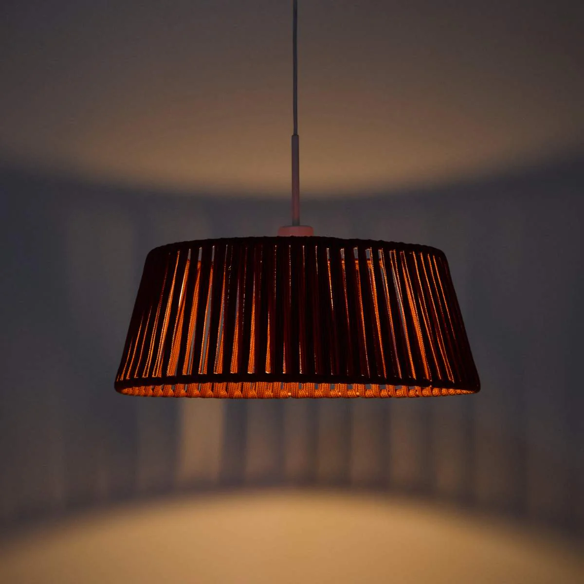 Kave Home Aldet ceiling lamp shade in terracotta flat rope cord Ø46cm - Image 23