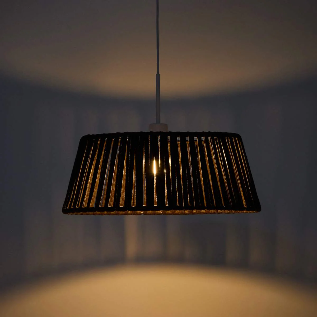 Kave Home Aldet ceiling lamp shade in terracotta flat rope cord Ø46cm - Image 28