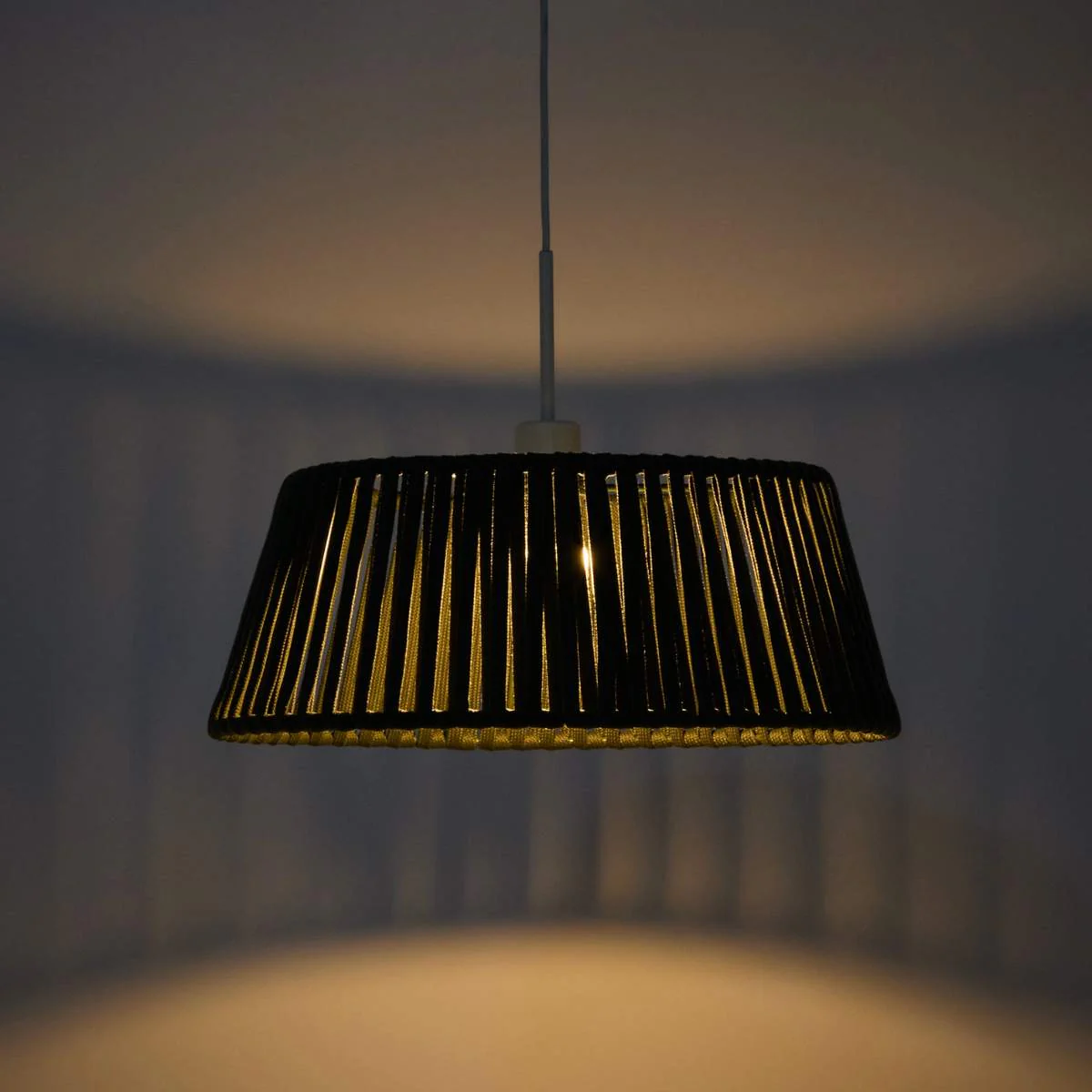 Kave Home Aldet ceiling lamp shade in terracotta flat rope cord Ø46cm - Image 30