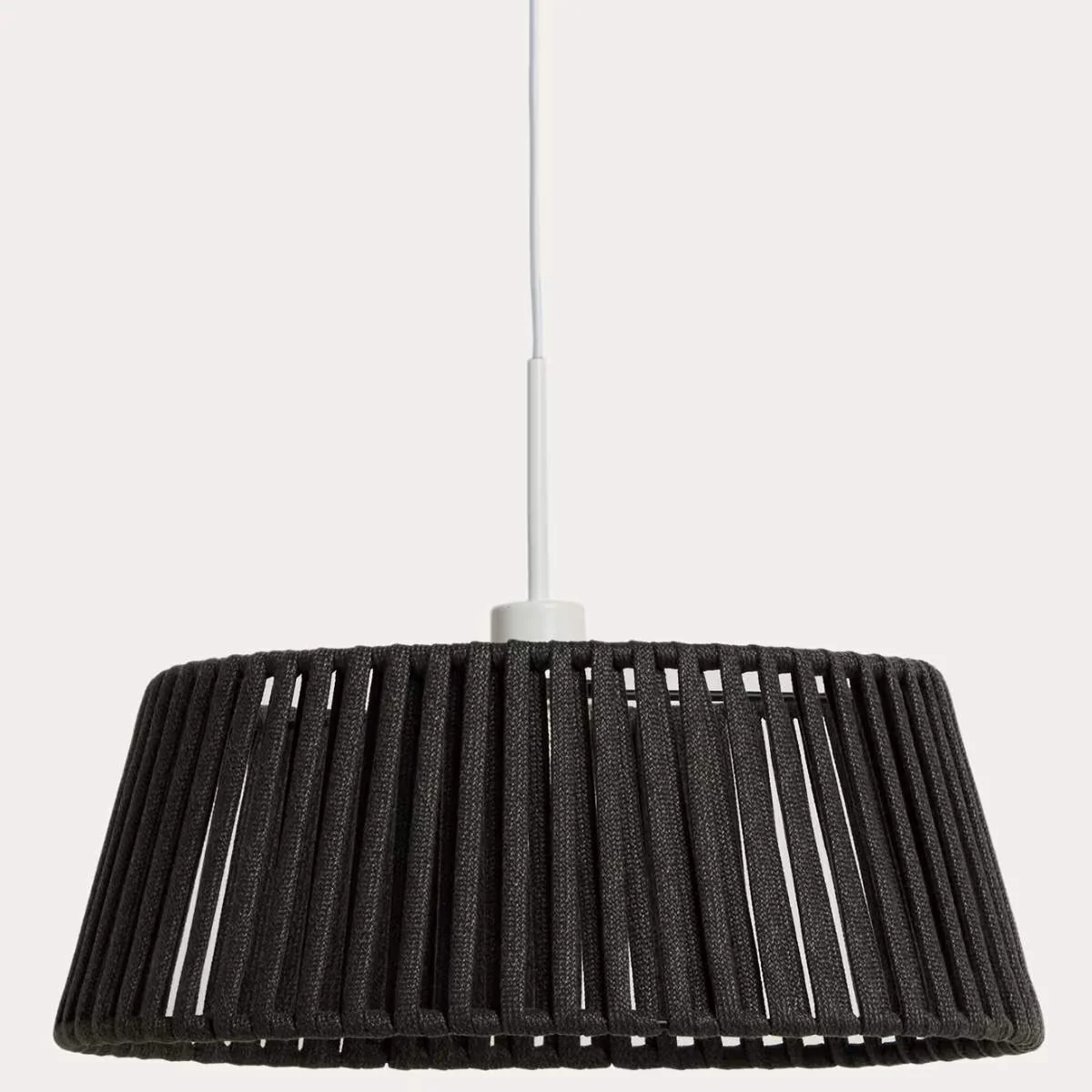 Kave Home Aldet ceiling lamp shade in terracotta flat rope cord Ø46cm - Image 5