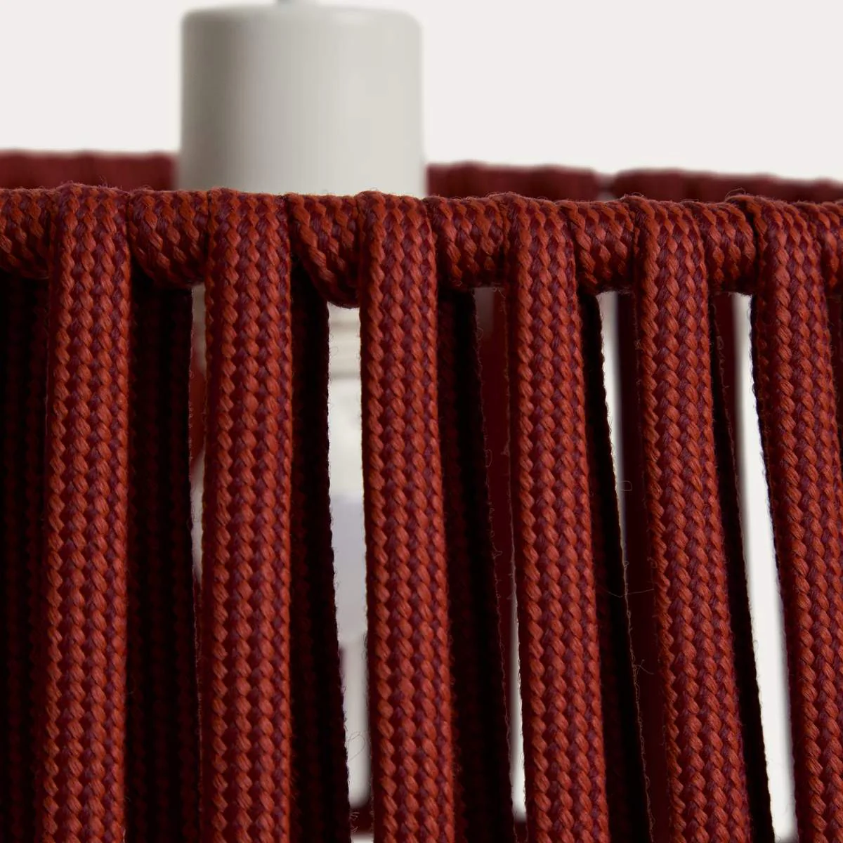 Kave Home Aldet ceiling lamp shade in terracotta flat rope cord Ø46cm - Image 8