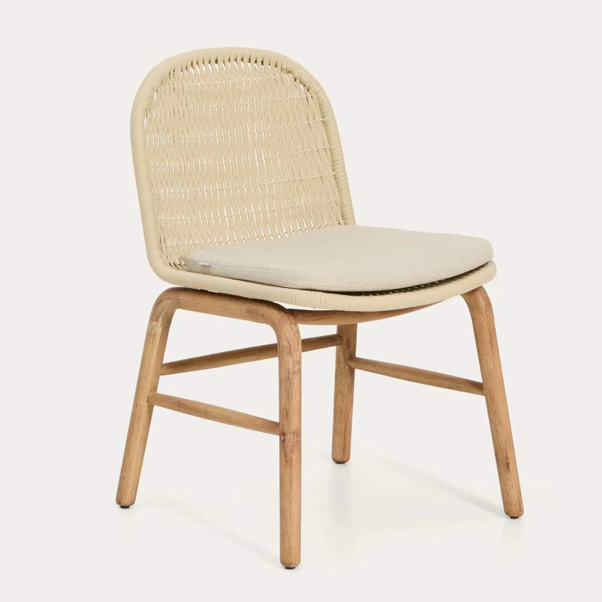 Kave Home Alipa chair in FSC 100% solid acacia wood and ecru rope cord - Image 13