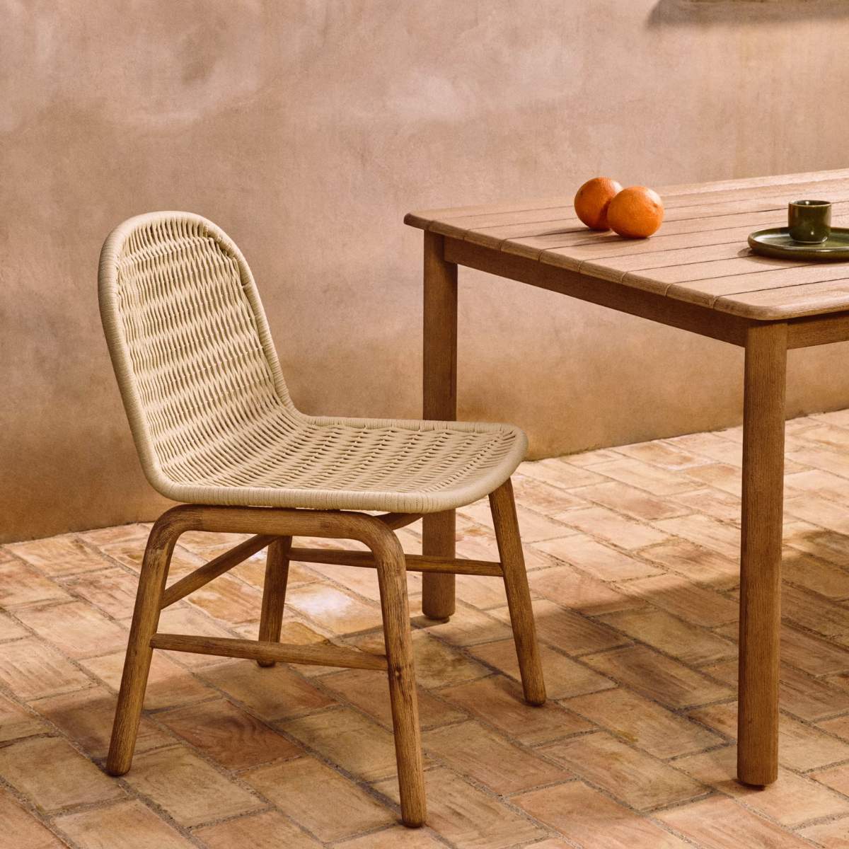 Kave Home Alipa chair in FSC 100% solid acacia wood and ecru rope cord - Image 20