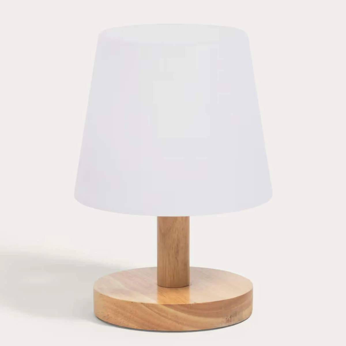 Kave Home Ambar table lamp in polythylene and wood